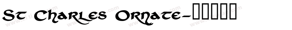 St Charles Ornate字体转换